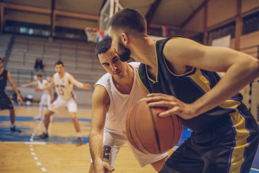 Can you face guard in high school basketball?