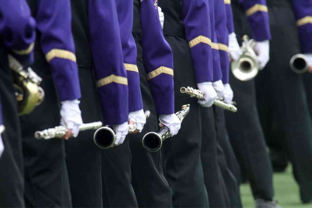 Are clarinets in college marching bands 2 1